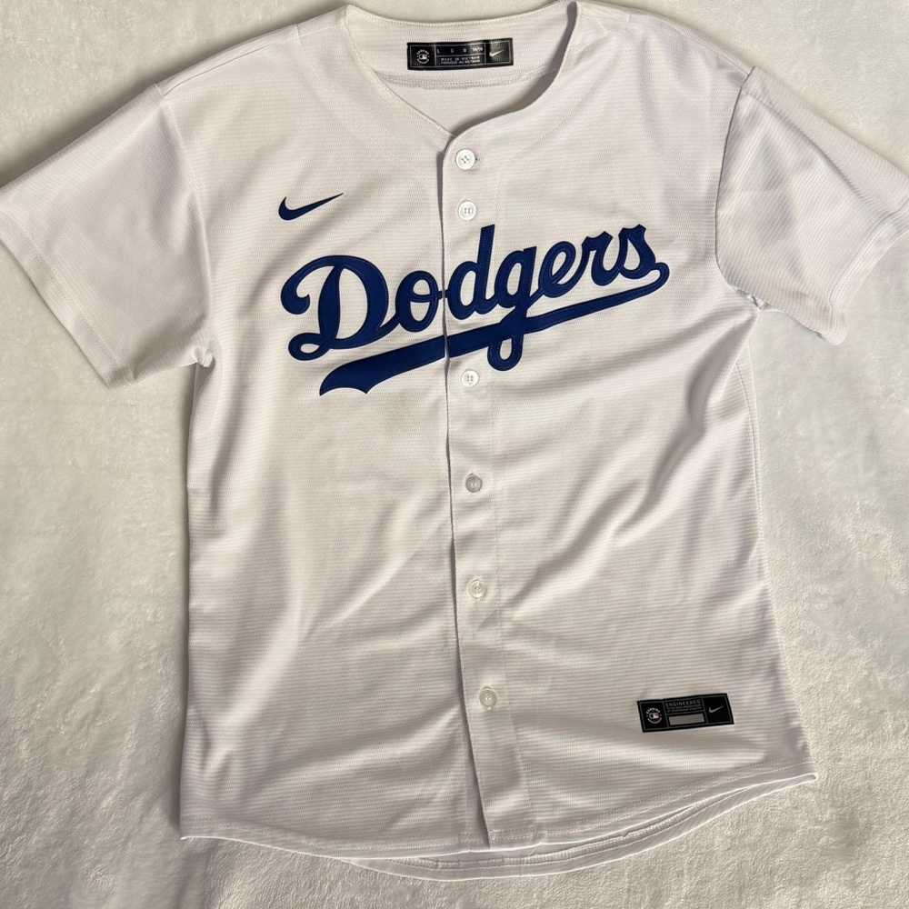 Nike White Baseball Jersey